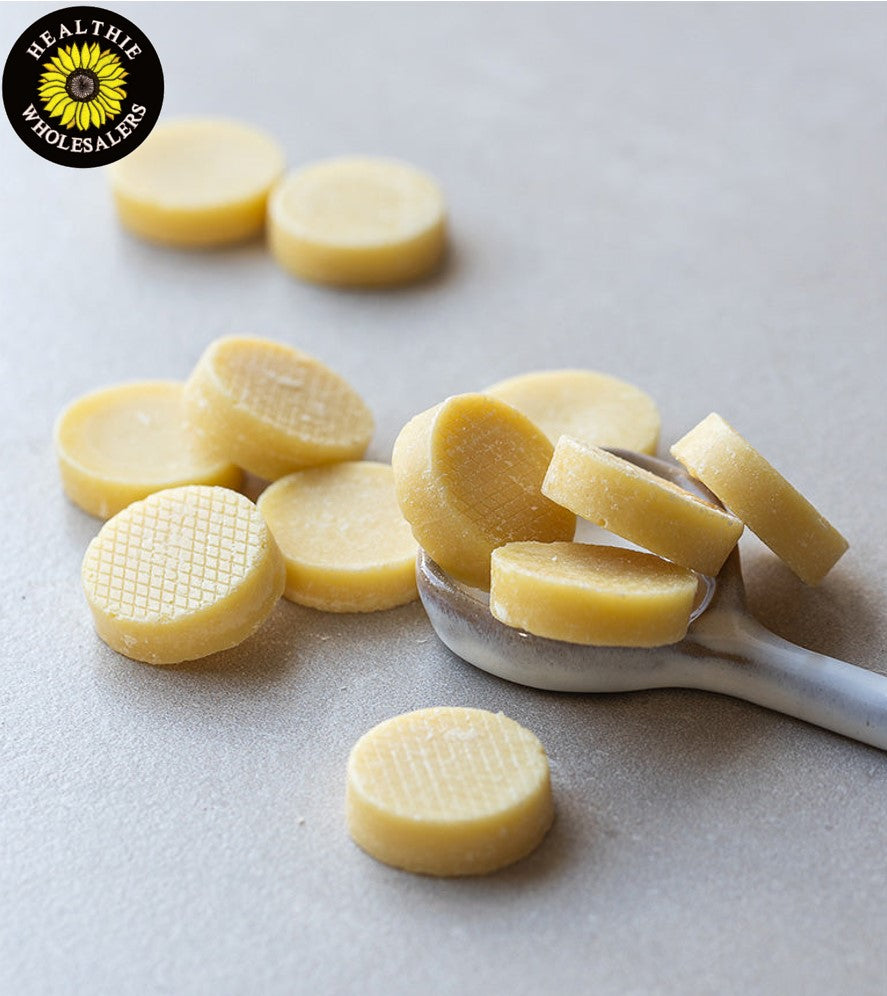 Cacao Butter - Organic (Extra Large Buttons)