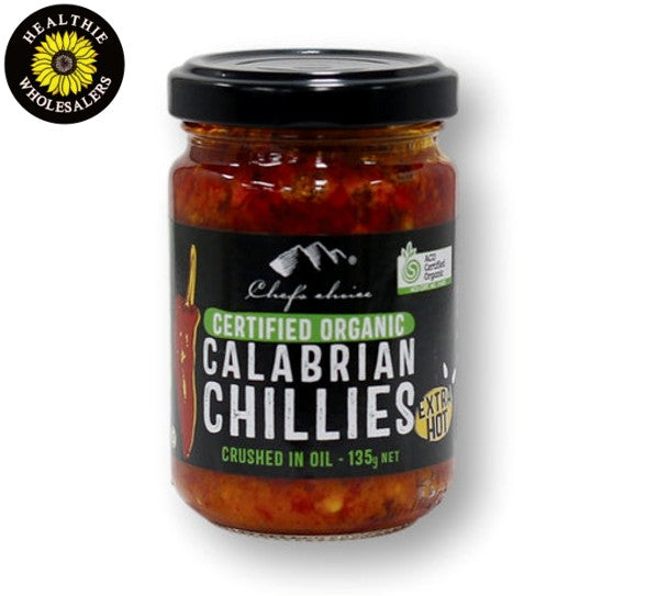 Calabrian Crushed Hot & Extra Hot Chillies in Olive Oil - Organic