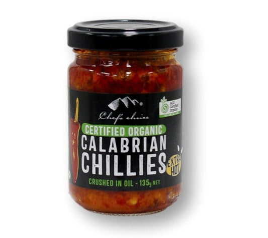 Chilli Calabrian Crushed Extra Hot in Olive Oil - Organic
