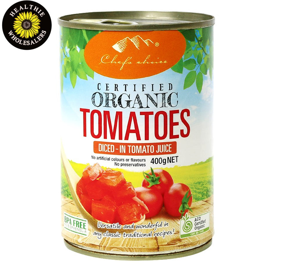 Tomatoes Diced in Juice - Organic – healthiewholesalers