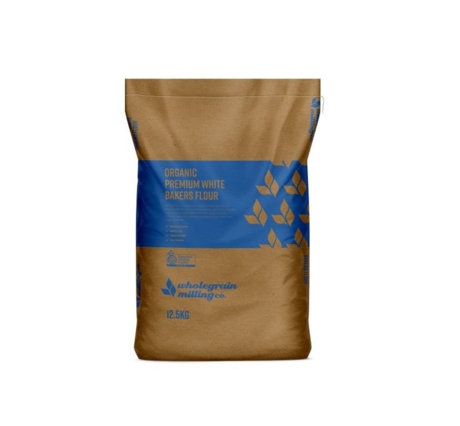 Flour - White Premium Organic Bakers (Blue Bag)