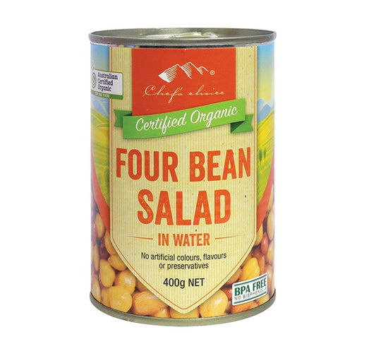Four Bean Salad in Water - Organic
