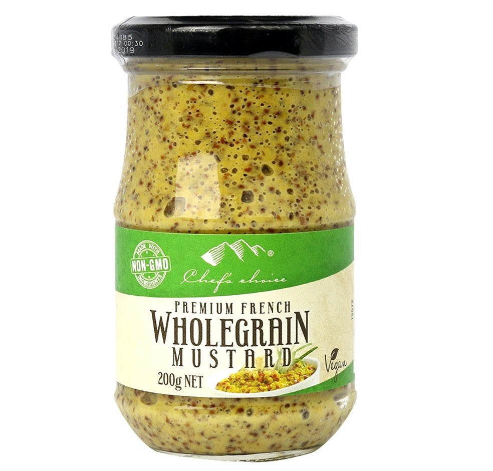 Mustard - Premium French Wholegrain 200g