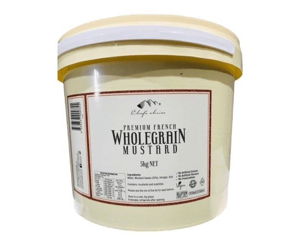 Mustard - Premium French Wholegrain 5kg