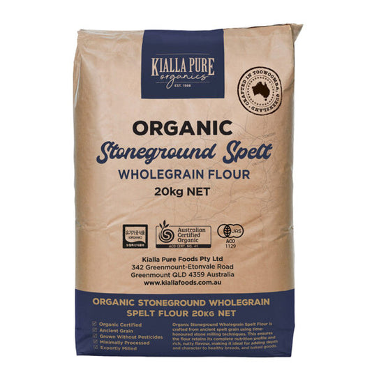 Flour - Spelt Wholegrain Organic (Stoneground)