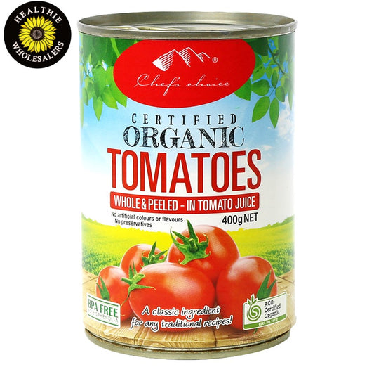 Tomatoes Whole and Peeled in Juice - Organic