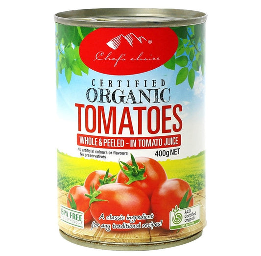 Tomatoes Whole and Peeled in Juice - Organic