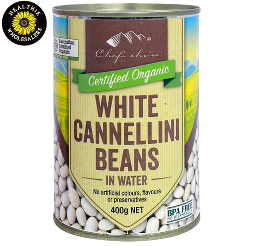 White Cannellini Beans in Water - Organic